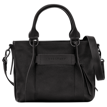 Longchamp 3D S Handbag                                                                                                    Black - Leather