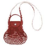 Le Pliage Collection XS Mesh bag                                                                                                    Terracotta - Canvas