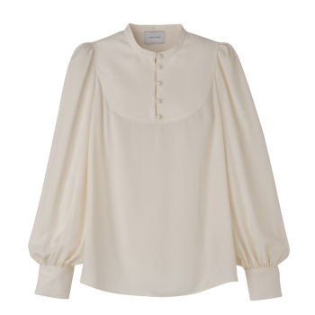 Blouse                                                                                                    Ecru - Fluid crepe