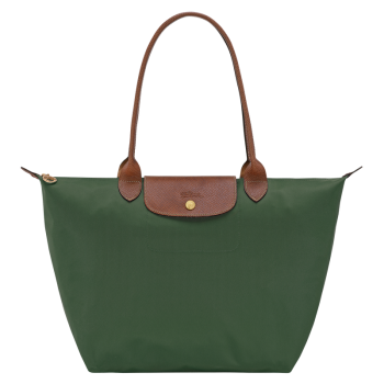 Le Pliage Original L Tote bag                                                                                                    British Green - Recycled canvas