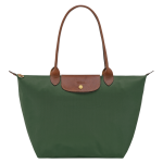 Le Pliage Original L Tote bag                                                                                                    British Green - Recycled canvas