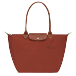 Le Pliage Green L Tote bag                                                                                                    Chestnut - Recycled canvas