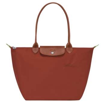 Le Pliage Green L Tote bag                                                                                                    Chestnut - Recycled canvas