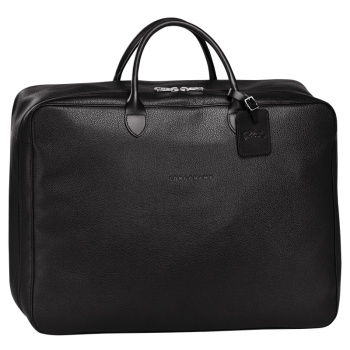 Le Foulonn' M Suitcase                                                                                                    Black - Leather