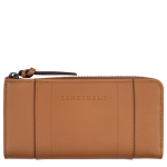 Longchamp 3D Zip around wallet                                                                                                    Natural - Leather