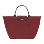 Le Pliage Green M Handbag                                                                                                    Pomegranate - Recycled canvas