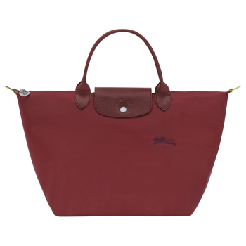 Le Pliage Green M Handbag                                                                                                    Pomegranate - Recycled canvas