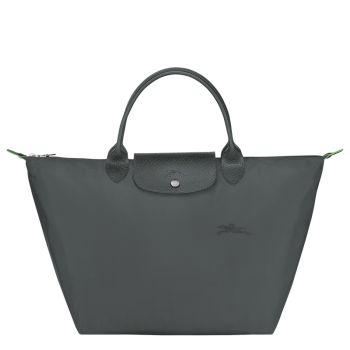 Le Pliage Green M Handbag                                                                                                    Graphite - Recycled canvas