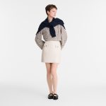 Skirt                                                                                                    Ecru - Leather