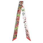 Collier de fleurs Bandeau                                                                                                    Paprika - Silk
