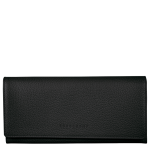 Le Foulonn' Continental wallet                                                                                                    Black - Leather