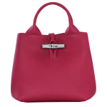 Le Roseau S Handbag                                                                                                    Beetroot - Leather