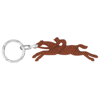 Le Pliage Original Key ring                                                                                                    Brown - Leather
