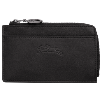 Le Pliage Xtra Card holder                                                                                                    Black - Leather