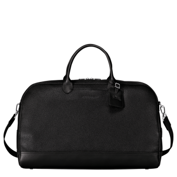 Le Foulonn' L Travel bag                                                                                                    Black - Leather