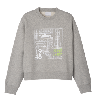 Sweatshirt                                                                                                    Grey - Jersey