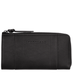 Longchamp 3D Zip around wallet                                                                                                    Black - Leather