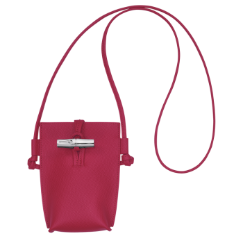 Le Roseau Phone case                                                                                                    Beetroot - Leather