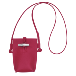 Le Roseau Phone case                                                                                                    Beetroot - Leather