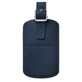 Le Foulonn' Luggage tag                                                                                                    Navy - Leather