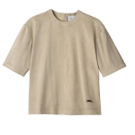 Short leather top                                                                                                    Linen - Leather