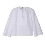Blouse                                                                                                    White - Poplin embroidered