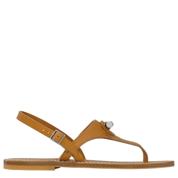 Longchamp x K.Jacques Sandals                                                                                                    Natural - Leather