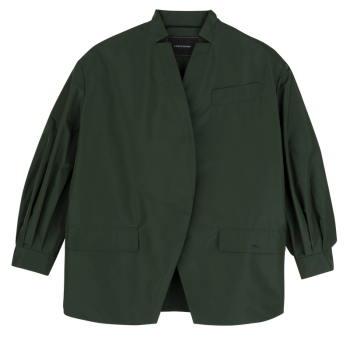 Kimono jacket                                                                                                    British Green - Technical taffeta