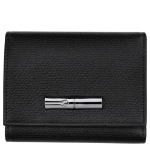 Le Roseau Wallet                                                                                                    Black - Leather