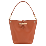 Le Roseau XS Bucket bag                                                                                                    Bark - Leather