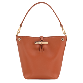 Le Roseau XS Bucket bag                                                                                                    Bark - Leather