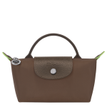Le Pliage Green Pouch with handle                                                                                                    Terra - Recycled canvas