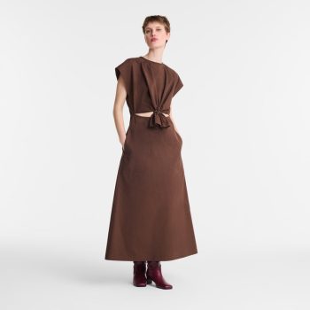Dress                                                                                                    Chocolate - Popelin