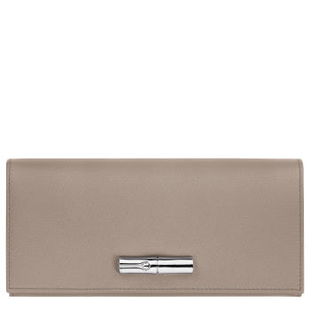 Le Roseau Flap wallet                                                                                                    Clay - Leather