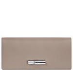 Le Roseau Flap wallet                                                                                                    Clay - Leather