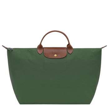 Le Pliage Original L Travel bag                                                                                                    British Green - Recycled canvas