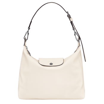 Le Pliage Xtra M Hobo bag                                                                                                    Ecru - Leather