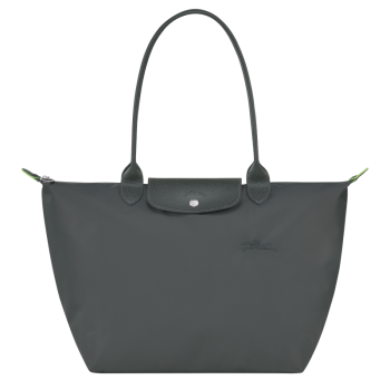 Le Pliage Green L Tote bag                                                                                                    Graphite - Recycled canvas
