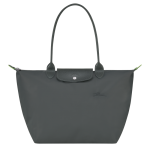 Le Pliage Green L Tote bag                                                                                                    Graphite - Recycled canvas