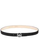 La M'daille Longchamp Ladies' belt                                                                                                    Black - Leather