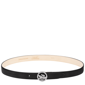La M'daille Longchamp Ladies' belt                                                                                                    Black - Leather