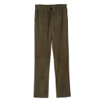 Leather straight pants                                                                                                    Khaki - Leather