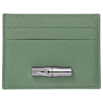 Le Roseau Card holder                                                                                                    Oregano - Leather
