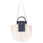 Le Pliage Collection L Mesh bag                                                                                                    Navy - Canvas