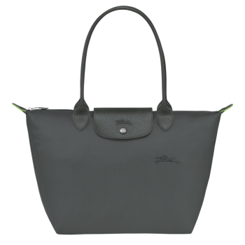 Le Pliage Green M Tote bag                                                                                                    Graphite - Recycled canvas