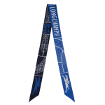 Eiffel Tower 1948 Headband                                                                                                    Navy - Silk