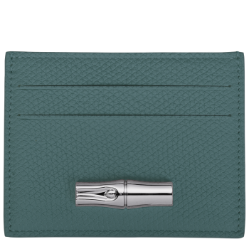 Le Roseau Card holder                                                                                                    Cedar - Leather