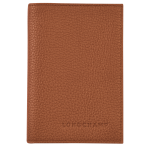 Le Foulonn' Passport cover                                                                                                    Caramel - Leather