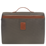Boxford S Briefcase                                                                                                    Brown - Recycled canvas