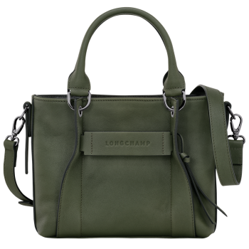Longchamp 3D S Handbag                                                                                                    Khaki - Leather